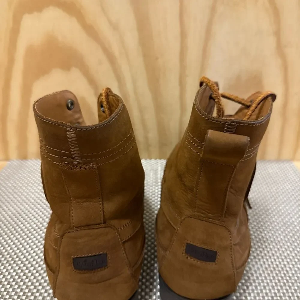 Ralph Lauren Polo Country Ranger Nubuck Tan Casual Hiker Boots Sizes 8.5